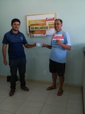 Prefeitura Municipal paga prêmio ao ganhador do Nota Fiscal Gaúcha.